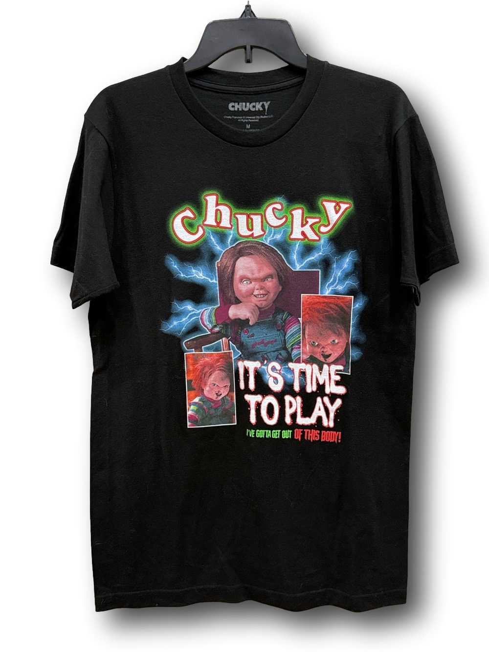 Chucky "It's Time To Play" Graphic T-Shirt - Size Medium - NWT